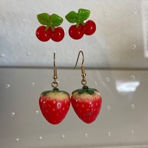 Fruit combo earrings